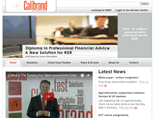Tablet Screenshot of calibrand.com